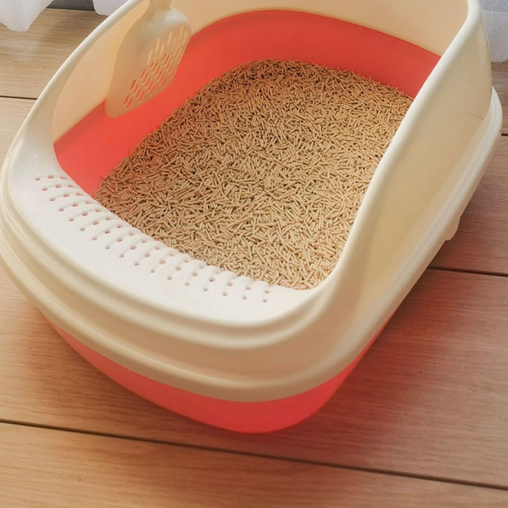 Pety 猫用トイレ 引き出し式 Amazon | 猫用トイレ本体 42*26*15cm 小型 猫用トイレ本体 システム 横