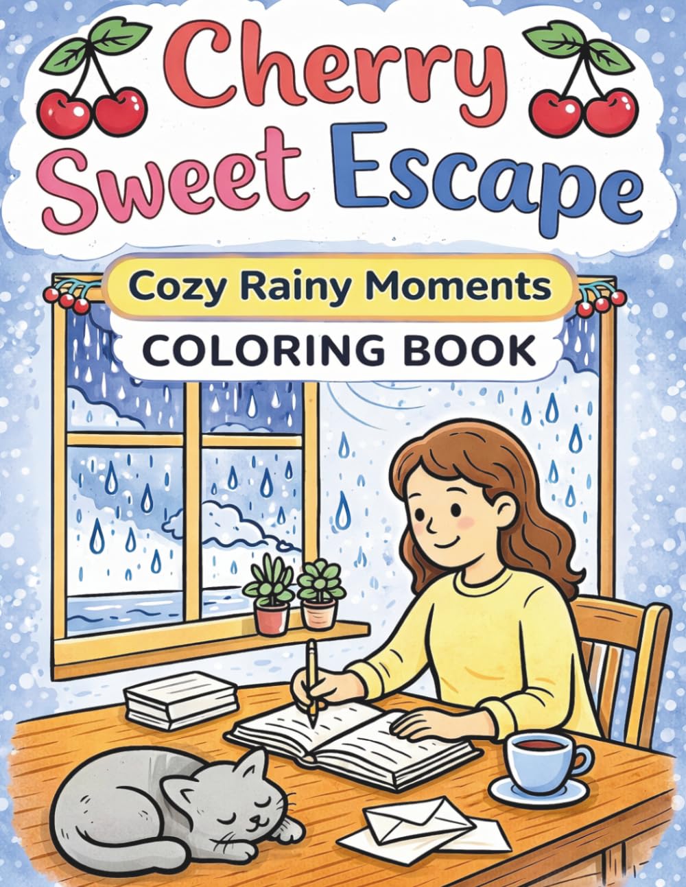 Cherry Sweet Escape: Cozy Rainy Moments (Cherry Escape Colouring Books)