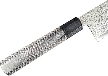 Amazon.co.jp: 刀舟技研 包丁 ダマスカス 鋼 切付 三徳 包丁 240mm