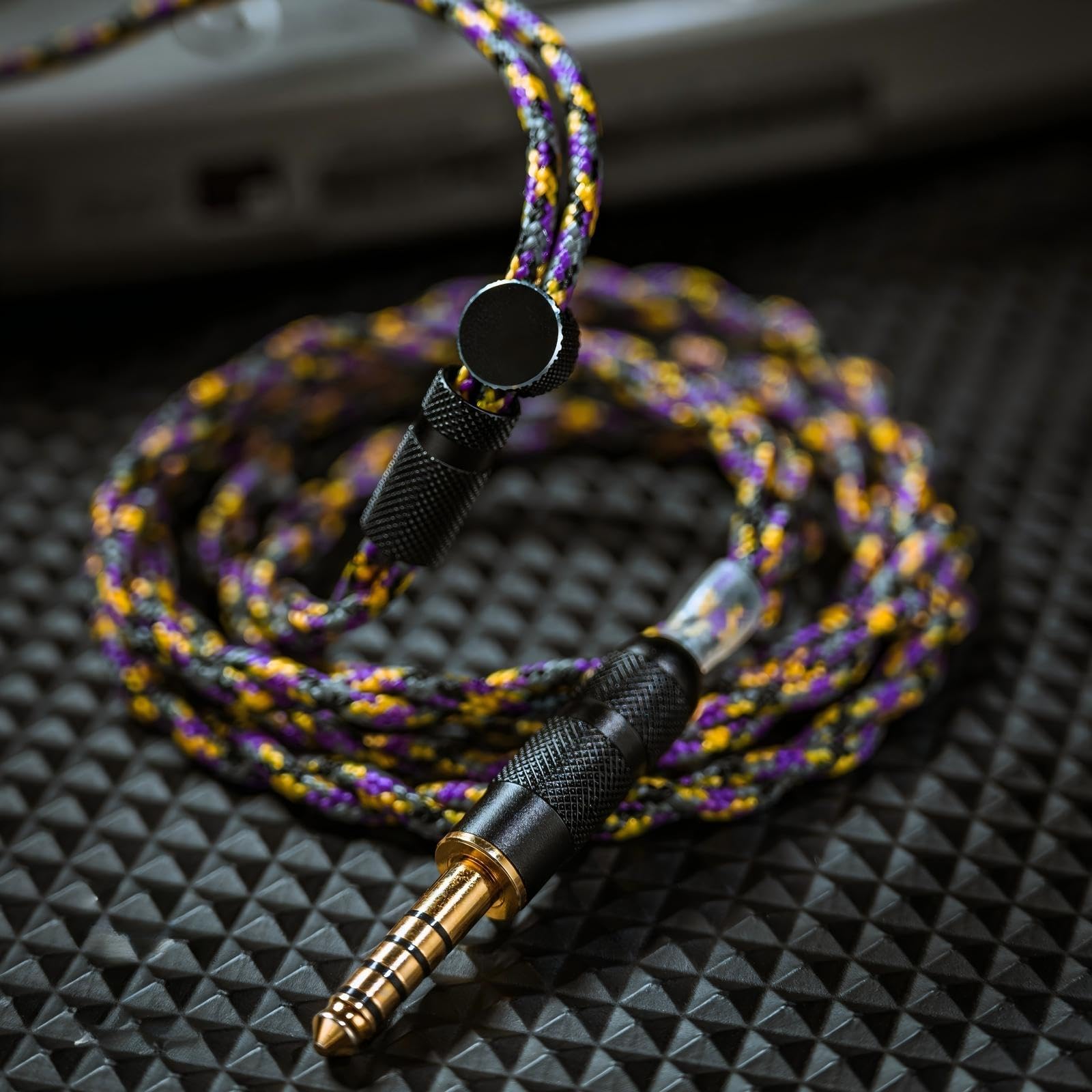 Yongse 1947 - Cable de auriculares chapado en plata de cobre de un solo cristal, cable de actualización Litz de cobre 5N-0CC con longitud personalizable, diseño profesional de audiófilo