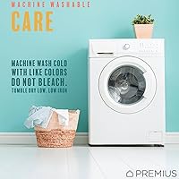 Vista 8 de Juego de ropa de cocina de 5 piezas, 2 toallas de algodón, 2 agarraderas, 1 guante de horno con lazo para colgar, material 100% algodón en la parte