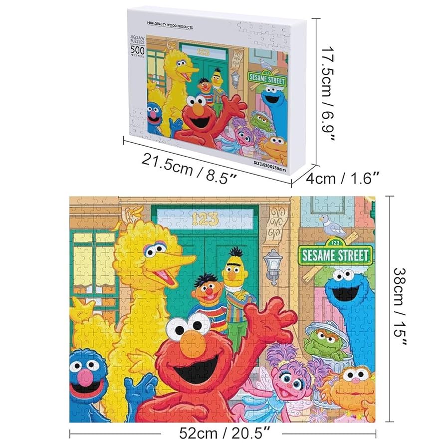 Amazon | セサミストリート エルモ ジグソーパズル 500ピース