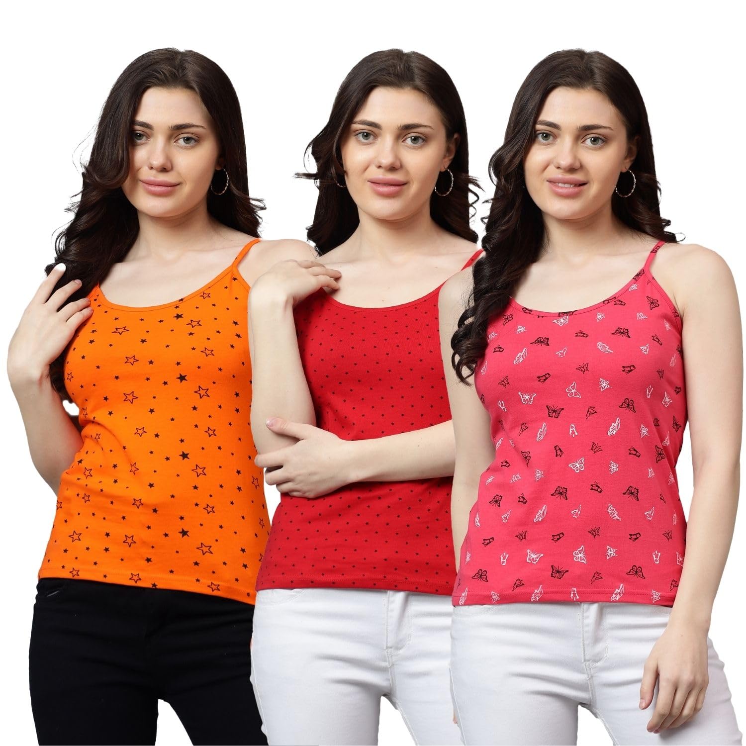 diaz Women's Premium Cotton Tank Top-Pack of 3-picture-46