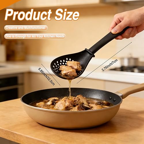 Miniatura 2 de Cuchara de cocina multifuncional, utensilios de cocina mejorados resistentes al calor, cuchara ranurada, utensilios de cocina de grado alimenticio