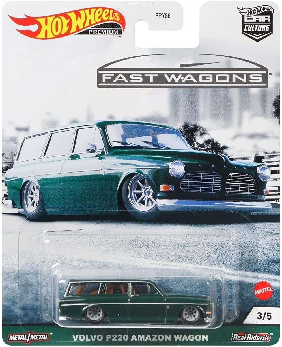 Hot Wheels Car Culture Circuit Legends Vehicles for 3 Kids Years Old & Up, Premium Collection of Car Culture 1:64 Scale Vehicles