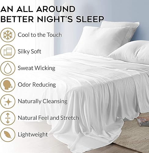 Miniatura 6 de Thraed-Spraed Juego de sábanas cortas de 600 hilos tamaño Queen, 100% algodón egipcio, 600 hilos, calidad hotelera, acabado satinado, bolsillos