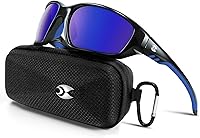 Vista 22 de Suoso Gafas de sol polarizadas deportivas para hombres: gafas de sol UV400 para mujeres, protección envolvente para pesca, conducción, TR90