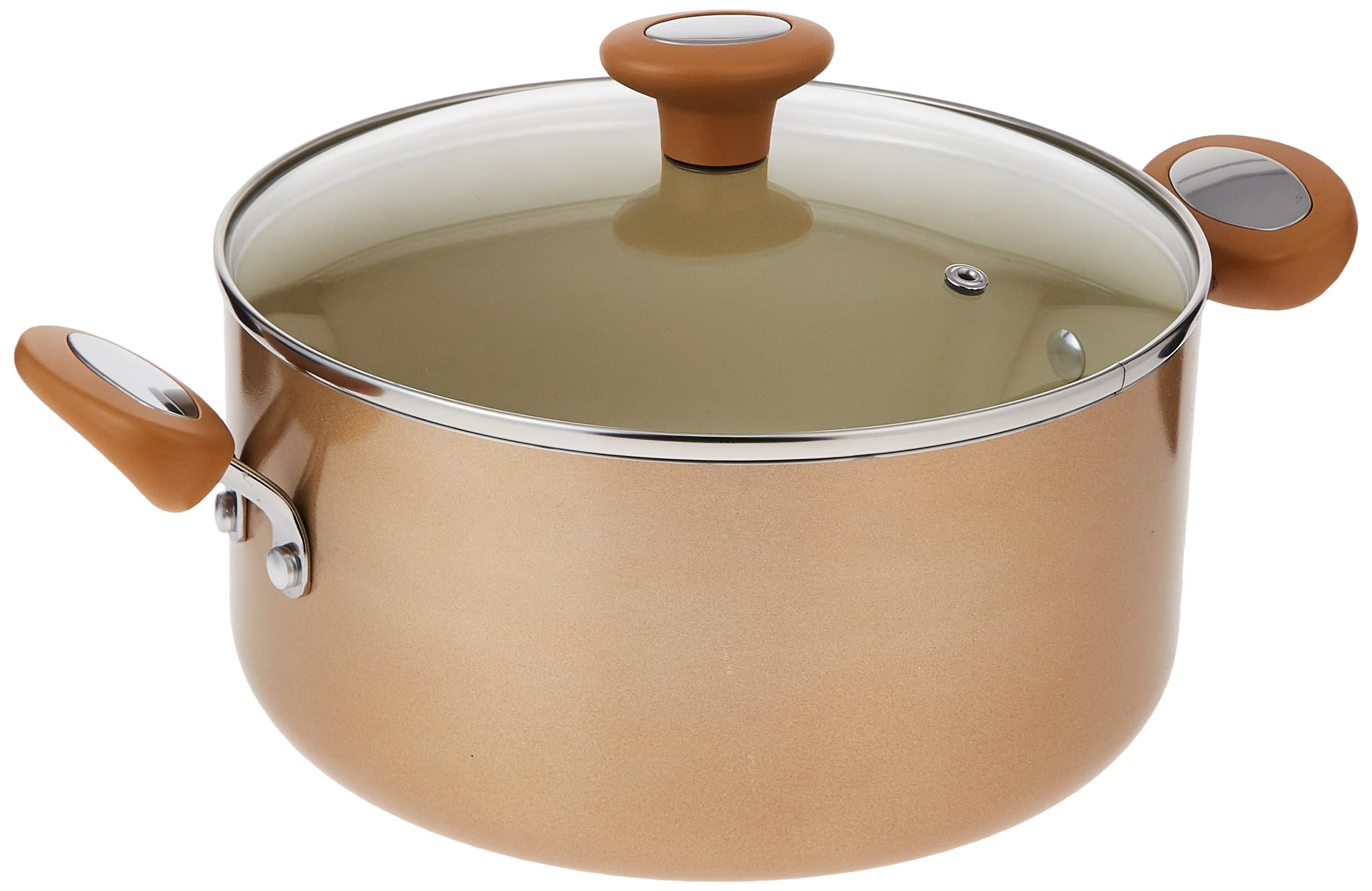 Meyer Aluminum Non-stick Covered Saucepan Set of 2-Piece - Cream MY16865