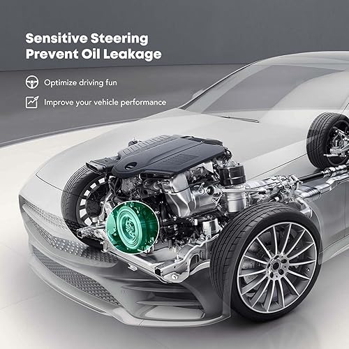 Miniatura 2 de YHTAUTO Bomba de dirección asistida con depósito de repuesto para Toyota 4Runner 1988-1995, Pickup (Hilux) 1988-1995 V6 3.0L 3VZFE, bomba de