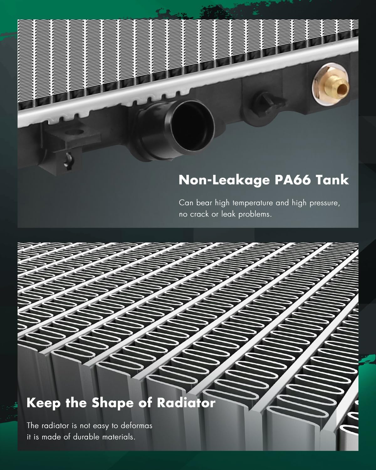 SCITOO 13065 Radiator Fit 2009-2015 for Honda for Pilot 3.5L 2009-2014 for Honda for Ridgeline 3.5L