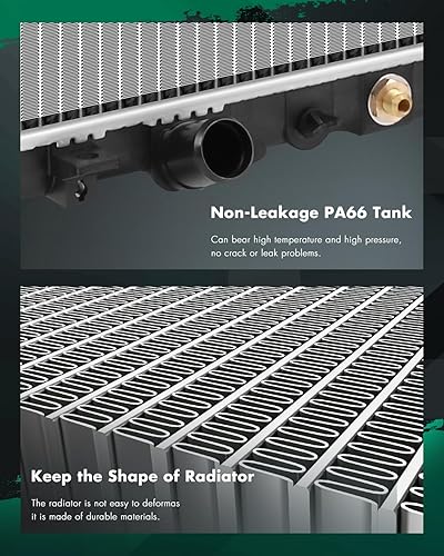 Miniatura 360 de SCITOO Radiador 2990 para Honda 2008-2012 para Accord 2.4L 2012-2015 para Honda para Crosstour 2.4L