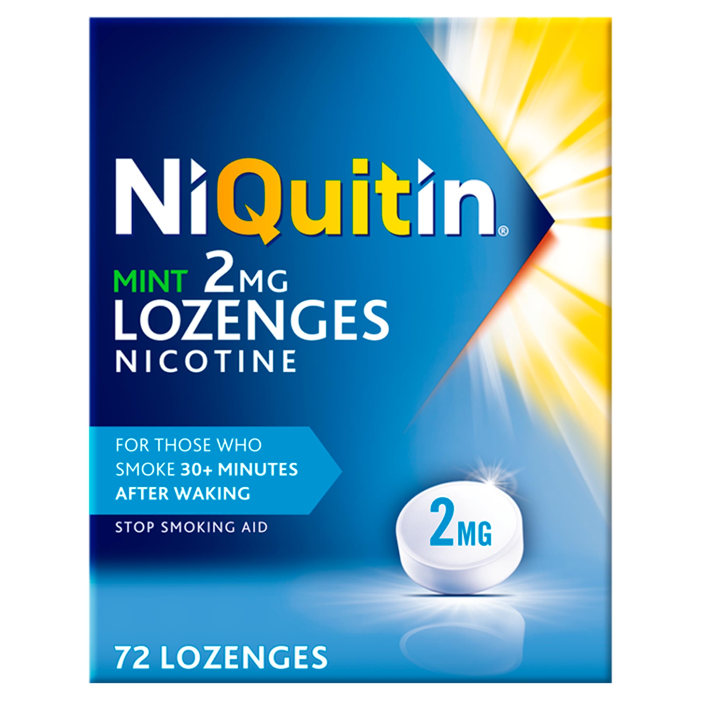 Niquitin 2mg Lozenges Mint Pack of 72