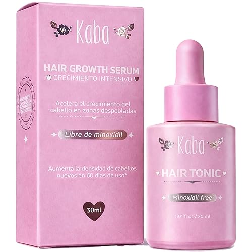 Kaba Tonic - Suero para el crecimiento del cabello, productos para el crecimiento del cabello, tratamientos de pérdida de cabello para mujeres,