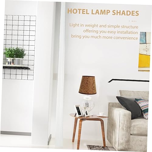 Miniatura 6 de OSALADI Pantalla de tela de sauce para mesita de noche, cubierta de lámpara de pie, cubierta de lámpara de candelabro, pantallas de lámpara de