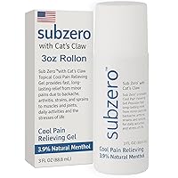 Vista 1 de Sub Zero - Gel refrescante para aliviar el dolor, 3 onzas, roll-on - Alivio de articulaciones y alivio del dolor nervioso para aliviar el dolor