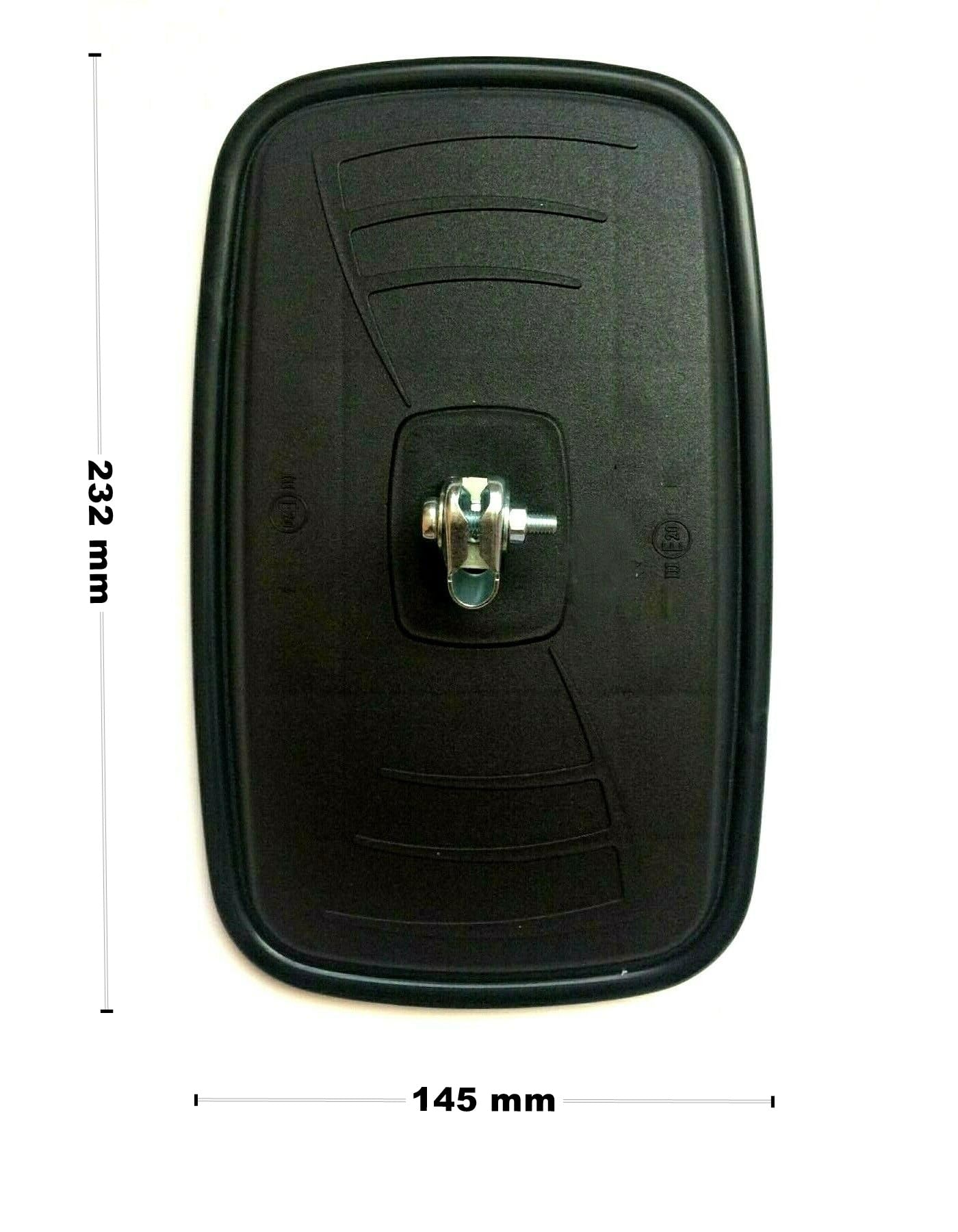 2 Specchietti Retrovisori Esterni 260 X 150 Mm Vite M8 Escavatore Trattore - Foto 10