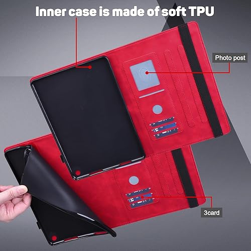 Miniatura 4 de ALILANG Funda para Tienda Kindle Fire Max 11 (13 generación, versión 2023) con lápiz capacitivo, múltiples ángulos de visión, funda con tapa y