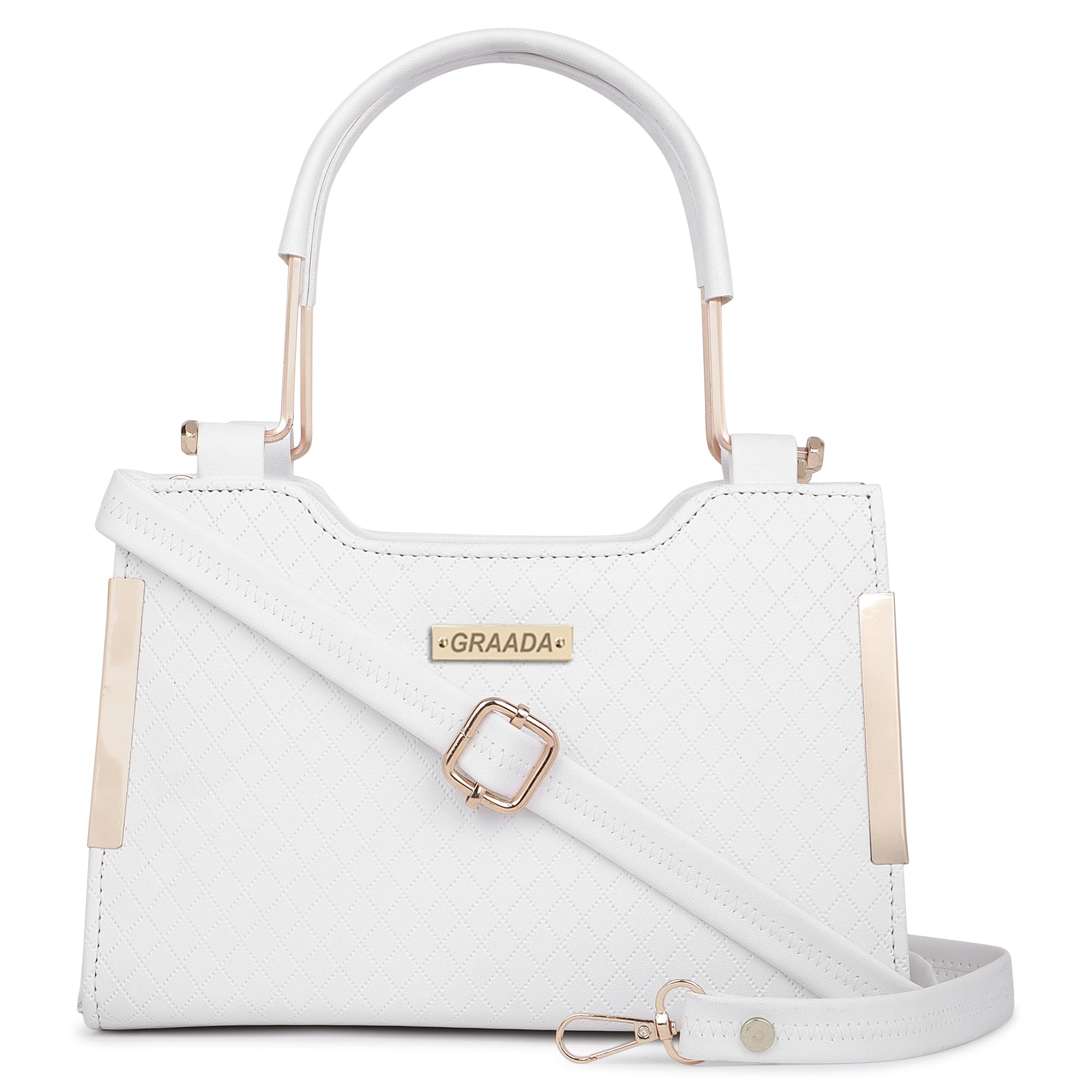 GRAADA Synthetic Leather Stylish Fancy Design Shoulder Crossbody Purse College Handbag For Women (B0CYT758F4) Amazon Price History, Amazon Price Tracker