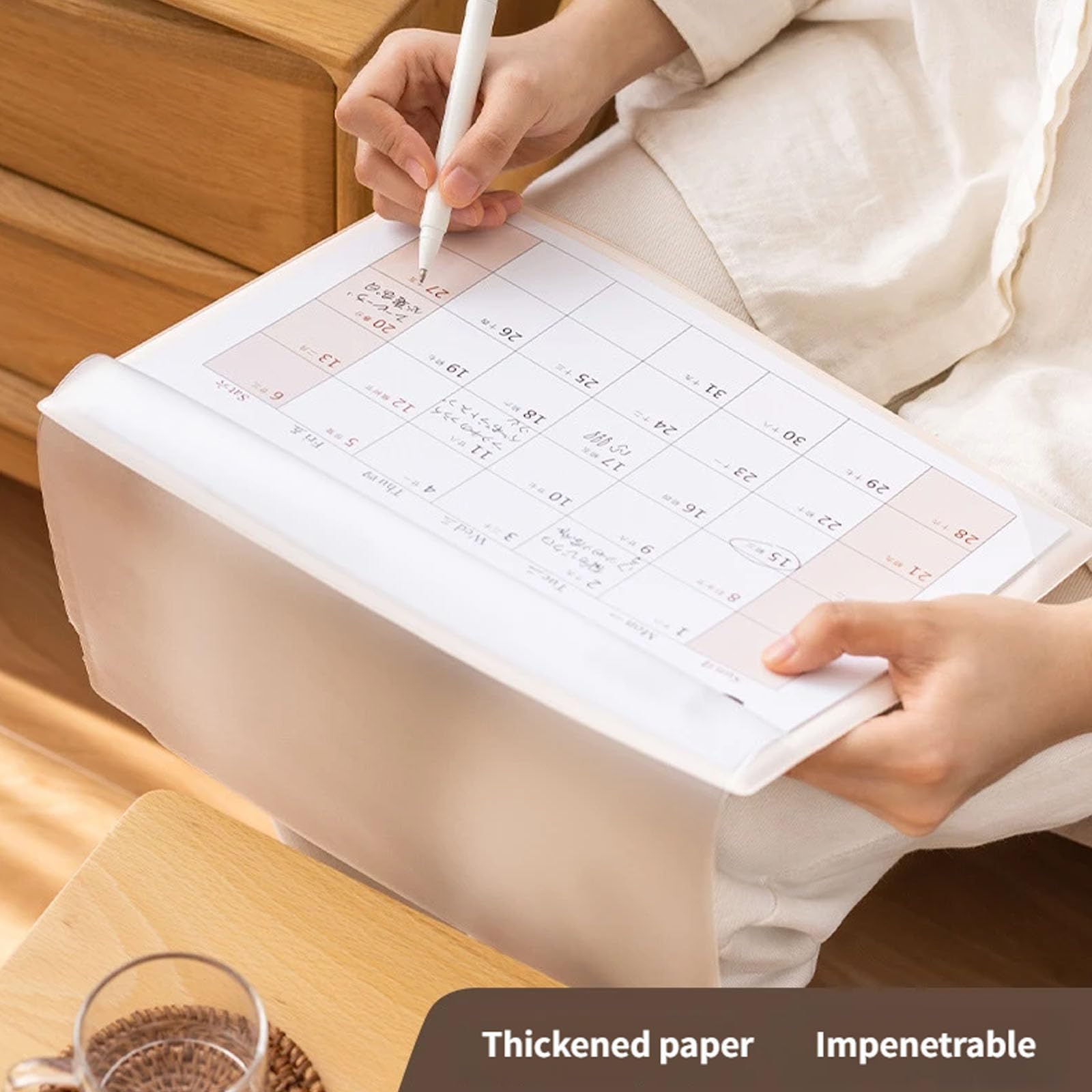 Tappetino Da Scrivania Calendario 2026 3 In 1 – Carta Antiscivolo, Pratico E Ordinato Per Ufficio E Home Office