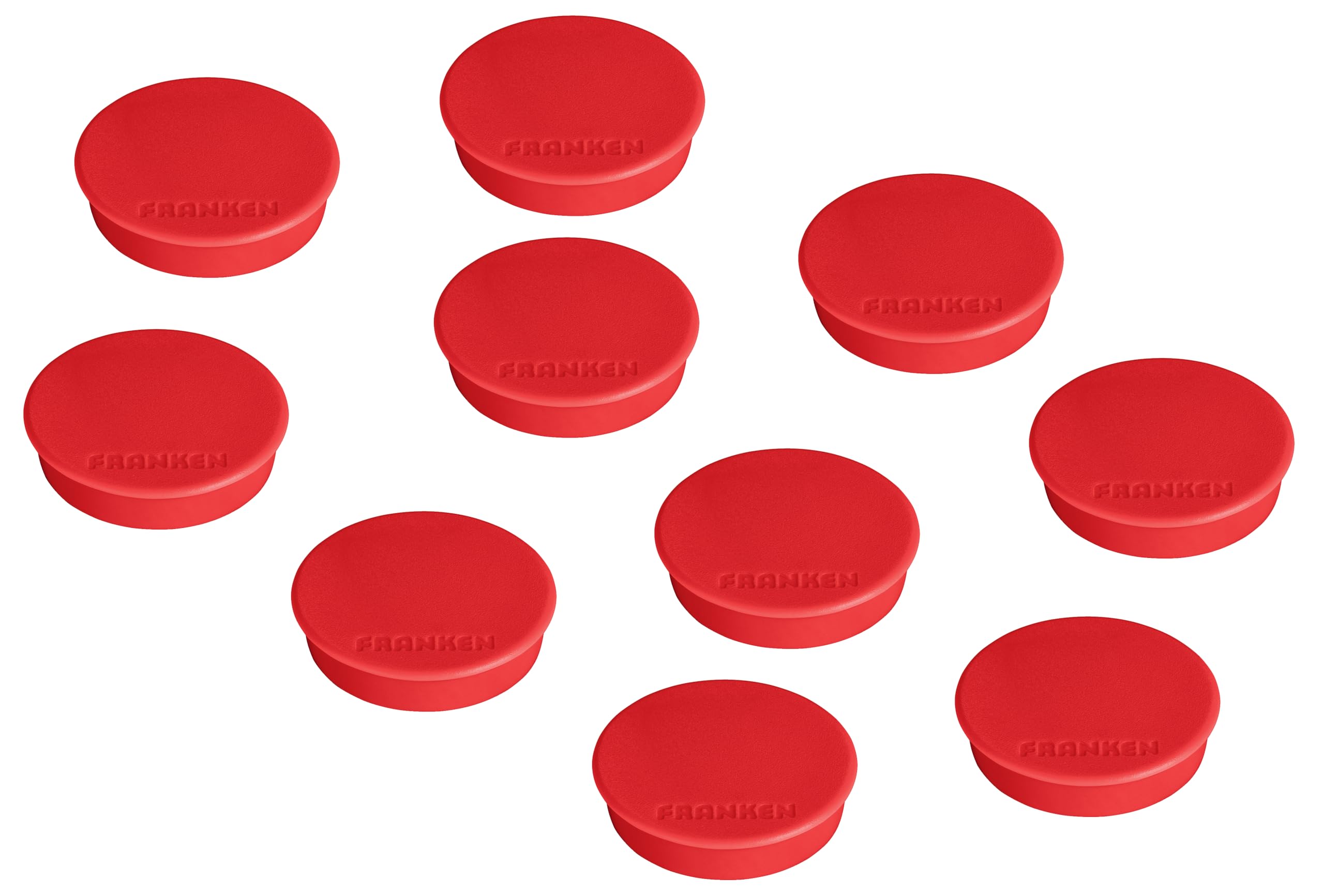 Franken HMS36 01 Magnet 38 mm 2500 g Red (pack of 10)