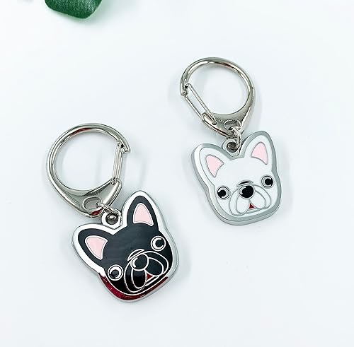 Miniatura 5 de Llavero de perro, llavero colgante para mascotas, llavero de metal para amantes de los perros, decoración colgante de bolsa