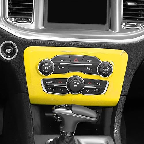 Vista 18 de Voodonala Para cargador de radio AC CD interruptor panel de ajuste para Dodge Charger 2015-2019, ABS rosa 1 unidad Rosa/Rebel Fun.