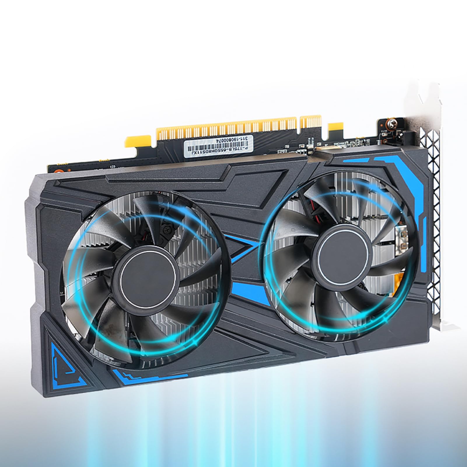 Domary Karta Graficzna 1650 Karta Graficzna GPU 4 GB GDDR5 128 Bitów 8000 MHz 3 Monitory 4K DVI Podwójny Wentylator Chłodzący Niski Pobór Mocy z Zegarem Podstawowym 1485 MHz do Edycji