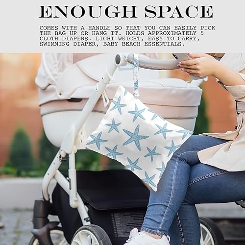 Miniatura 3 de Bolsa húmeda, bolsa húmeda y seca, bolsa húmeda para traje de baño, viajes, playa, piscina, pañales, ropa sucia de yoga, gimnasio, bolsa de