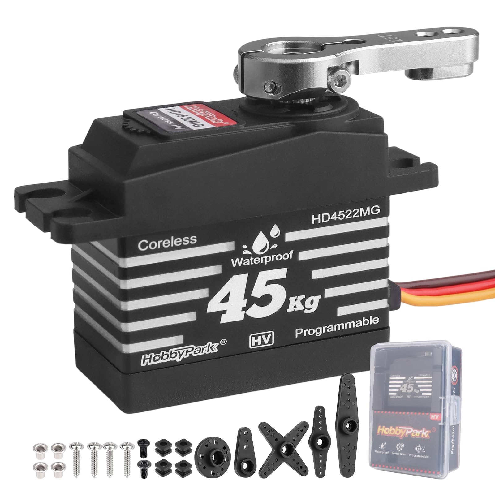 Amazon.com: HobbyPark Waterproof 45kg High Torque Servo Coreless