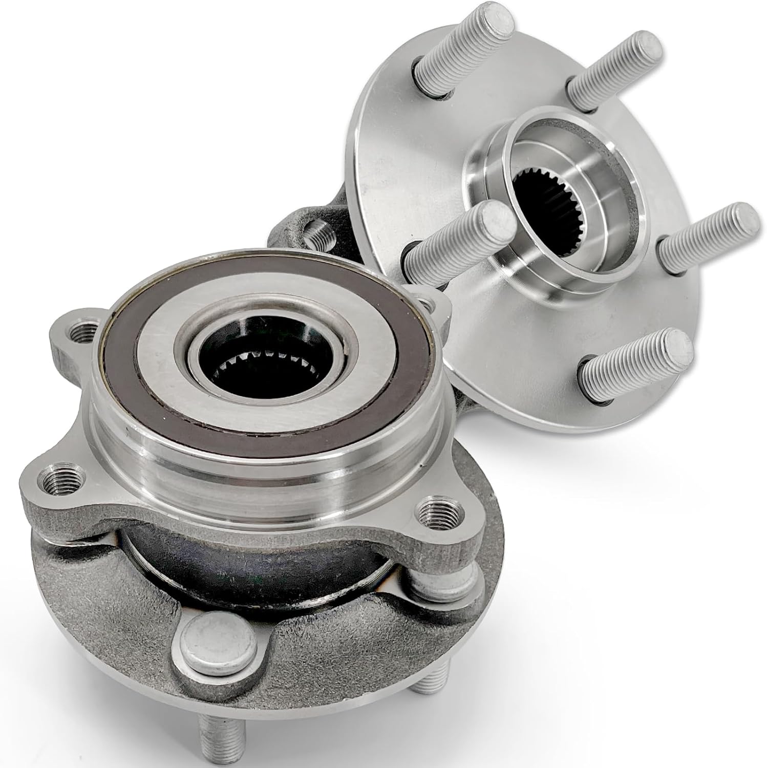 Pair 513287 Front Wheel Bearing Hub Assembly Compatible with Toyota Prius 2010-2015, for Toyota Prius Plug-in 2012-2015, for Lexus CT200H 2011-2017, Hub Bearing 5 Lug