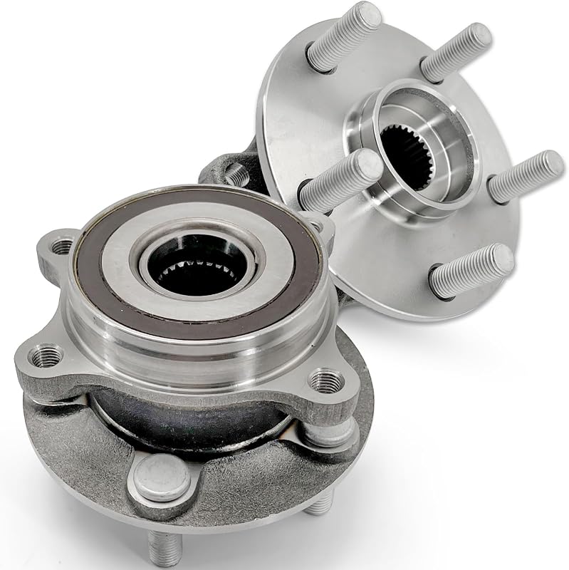Par de cubos com rolamento de roda dianteiro 513287 KNOLET para Toyota Prius e Lexus CT200H – 2 unidades