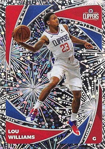 2020-21 Panini Stickers #354 Lou Williams FOIL/Star Player Official NBA Basketball Album Sticker Measuring 2.75 inch tall X 2 inches wide in Raw (NM