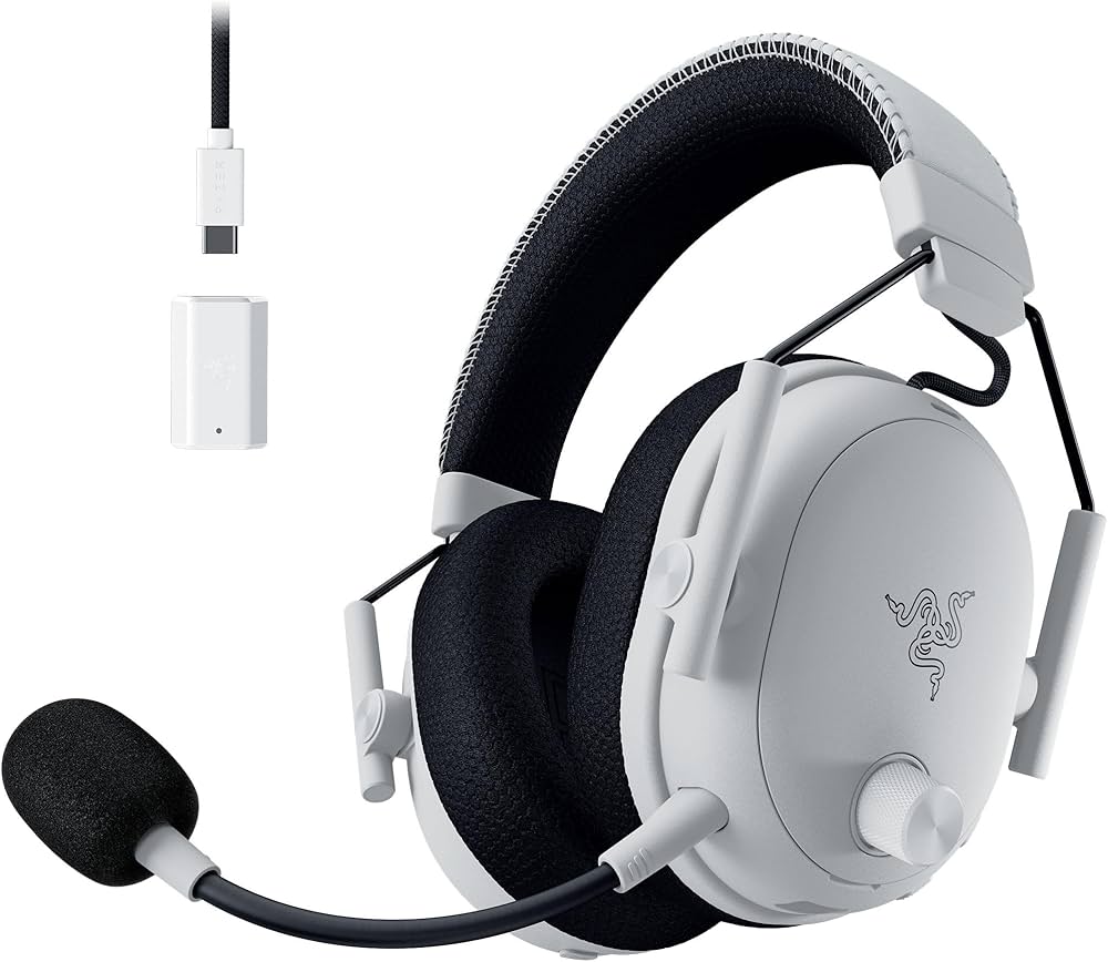 ヘッドホン Razer BLACKSHARK V3 PRO WHITE EDITION Amazon.com: Razer BlackShark V3 Pro Wireless ANC Gaming Headset
