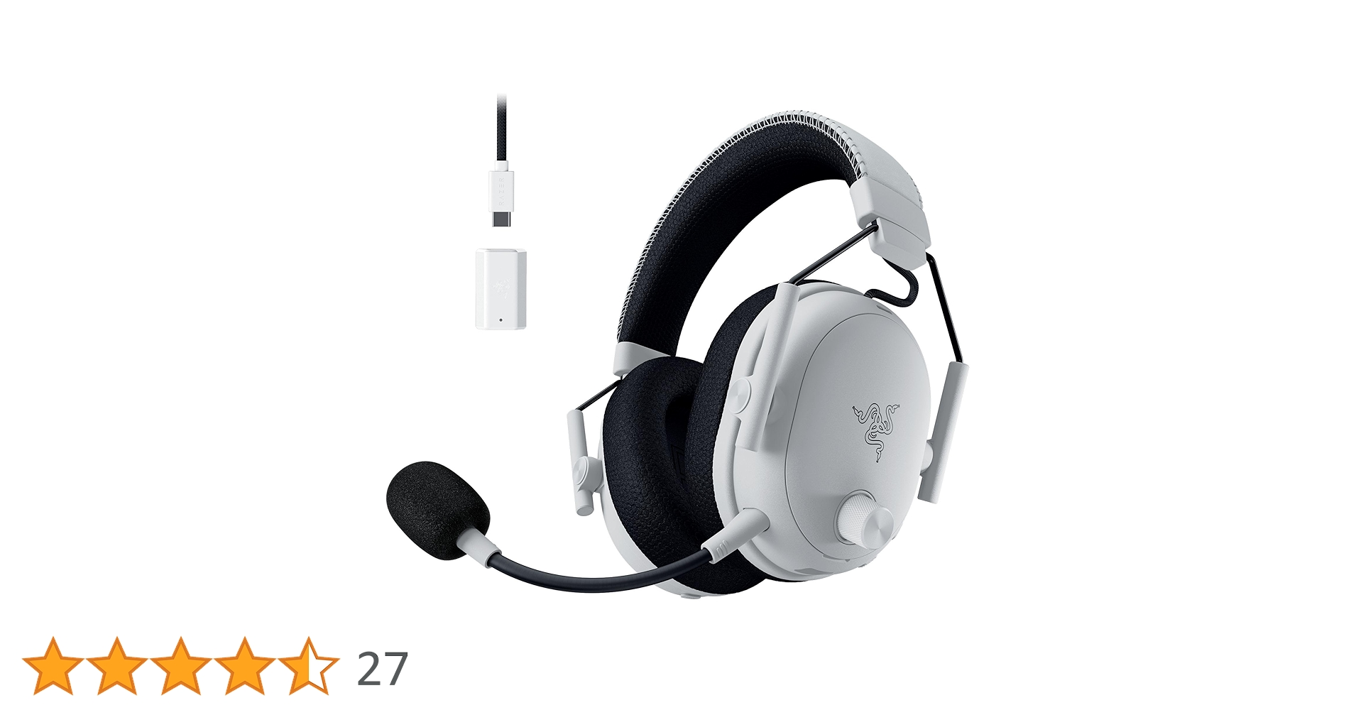 ヘッドホン Razer BlackShark V3 Pro White Edition Razer BlackShark V3 Pro ANC Wireless Over the Ear Gaming