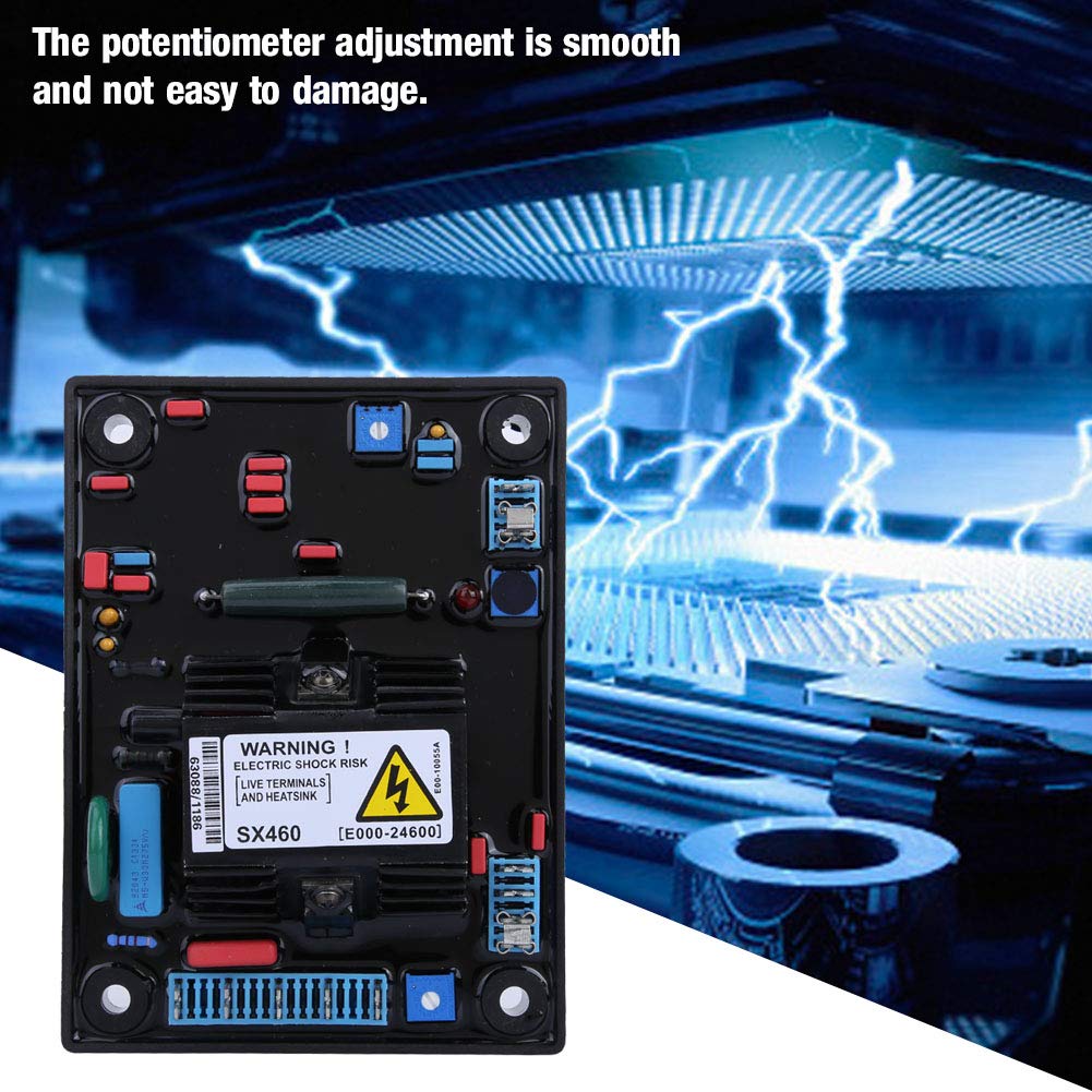 Regulador de voltaje monofásico SX460-A AVR Ajuste suave para generador