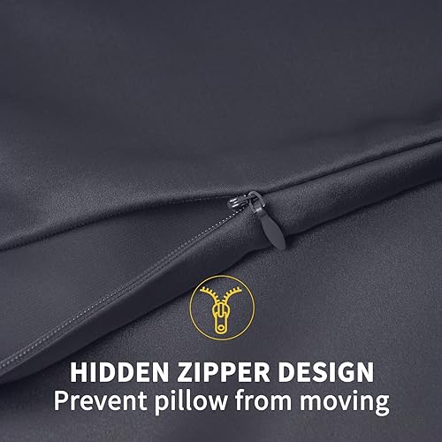 Miniatura 7 de ZIMASILK - Funda de almohada 100 % seda de morera pura, para la salud del cabello y la piel, suave y lisa, ambos lados seda de grado 6A de alta