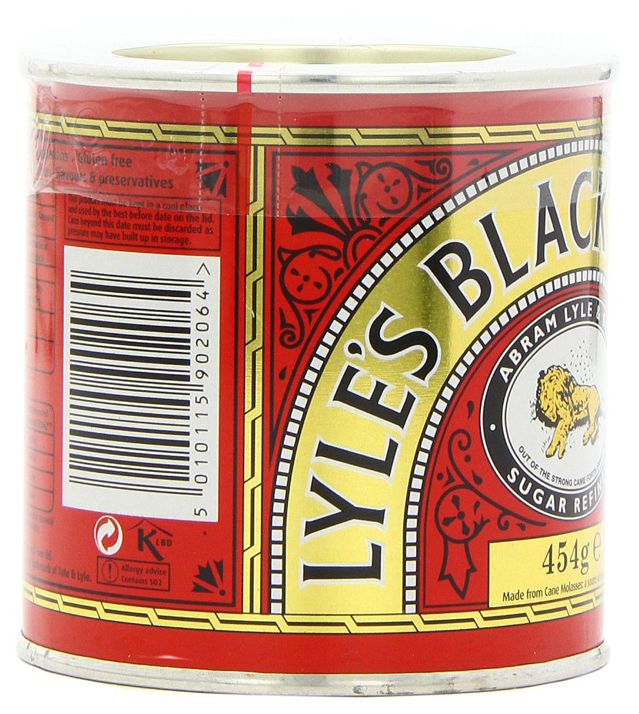 Lyles Black Treacle 454 g (confezione da 6)