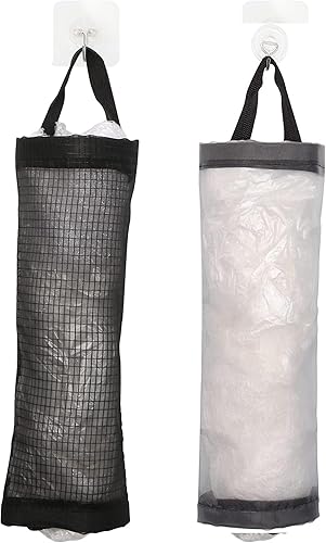 Miniatura 1 de SHANFEILU - Soporte para bolsas de plástico para cocina, dispensador de comestibles, impermeable, lavable, para colgar en la pared, bolsa de
