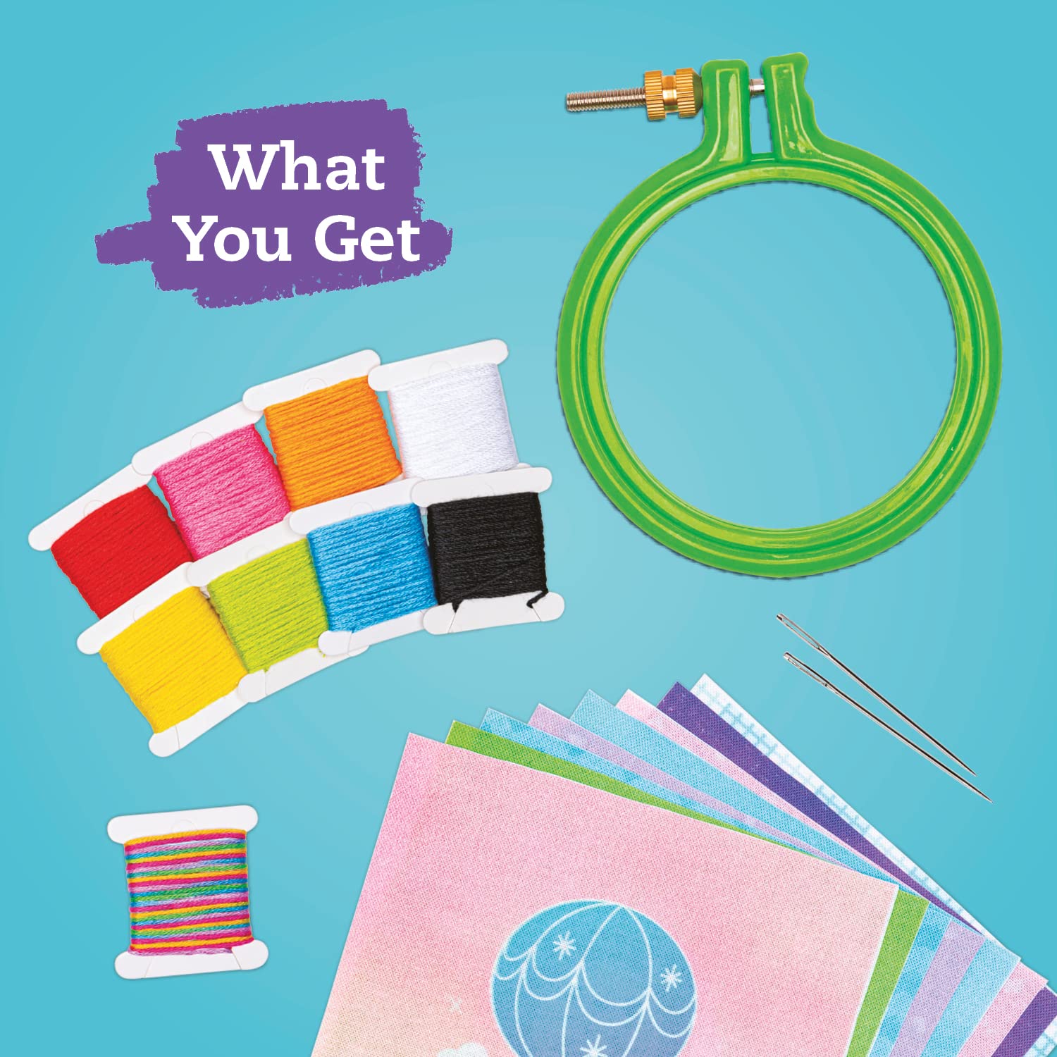 KLUTZ Super Cute Embroidery Craft Kit