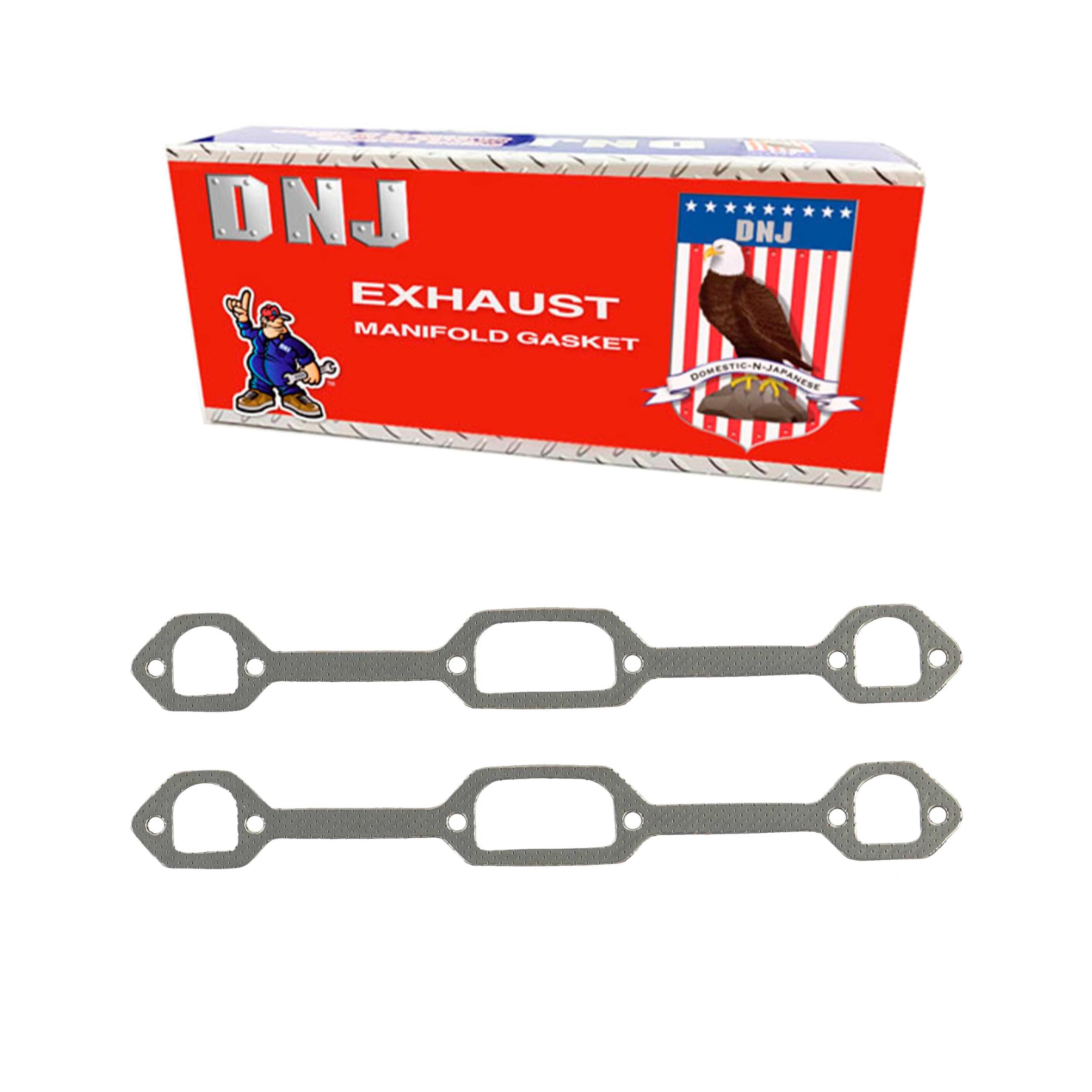 DNJ EG3142 Exhaust Manifold Gasket Set for 1992-1996 Chevrolet Corvette 5.7L V8 16V OHV 350cid
