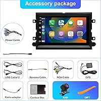 Vista 7 de Car Radio For Ford F150 F-150 2004-2008, F250 /F350 2006-2016, E150/E250/E350 2009-2014,Shelby GT500 2007-2009, Fusion Edge Expedition Explorer
