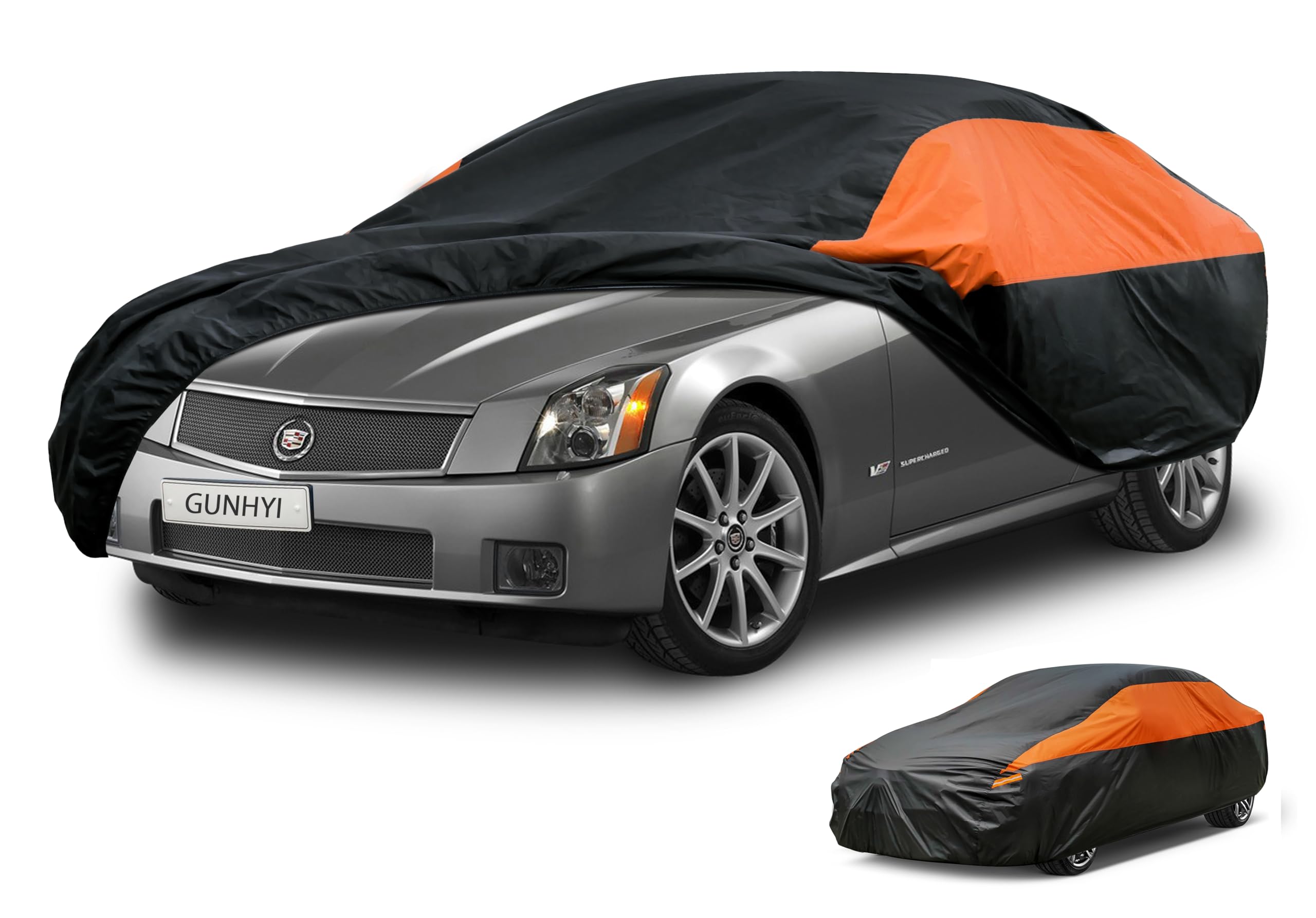 GUNHYI Waterproof Lightweight Full Car Cover Custom Fit Cadillac XLR