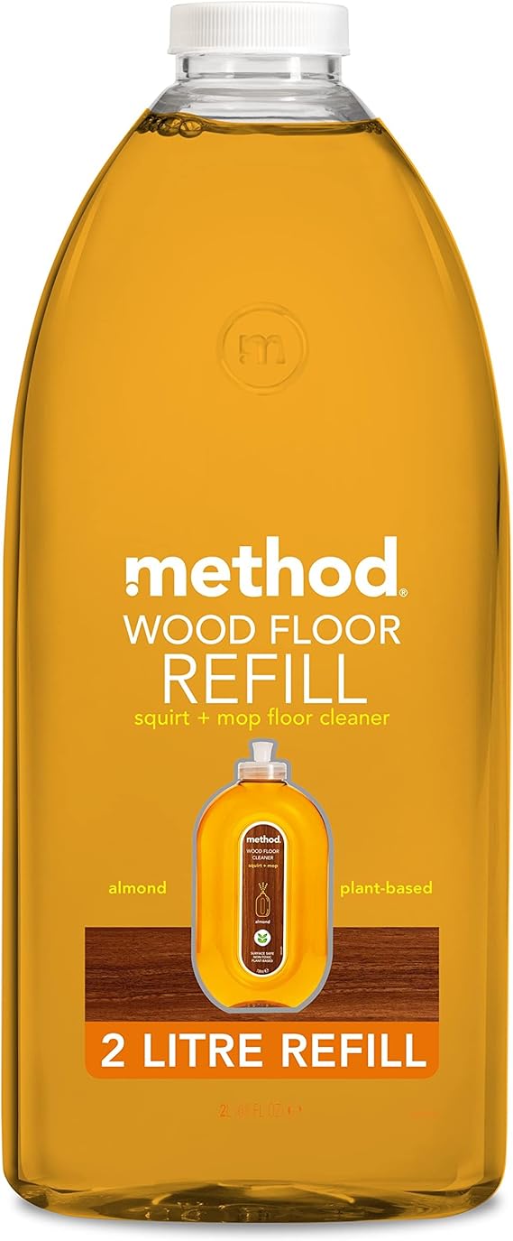 Method Wood Floor Cleaner, Almond, 2 Litre Refill (Pack of 1) Amazon