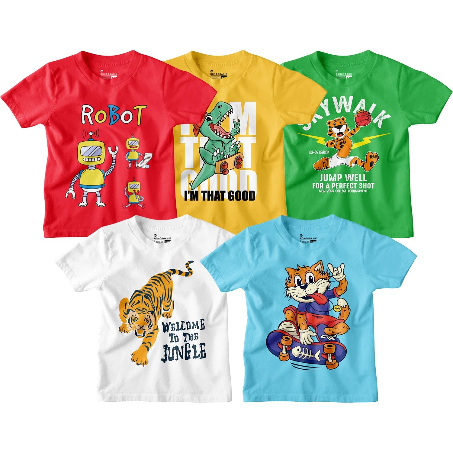 Bon Organik Camiseta para niños