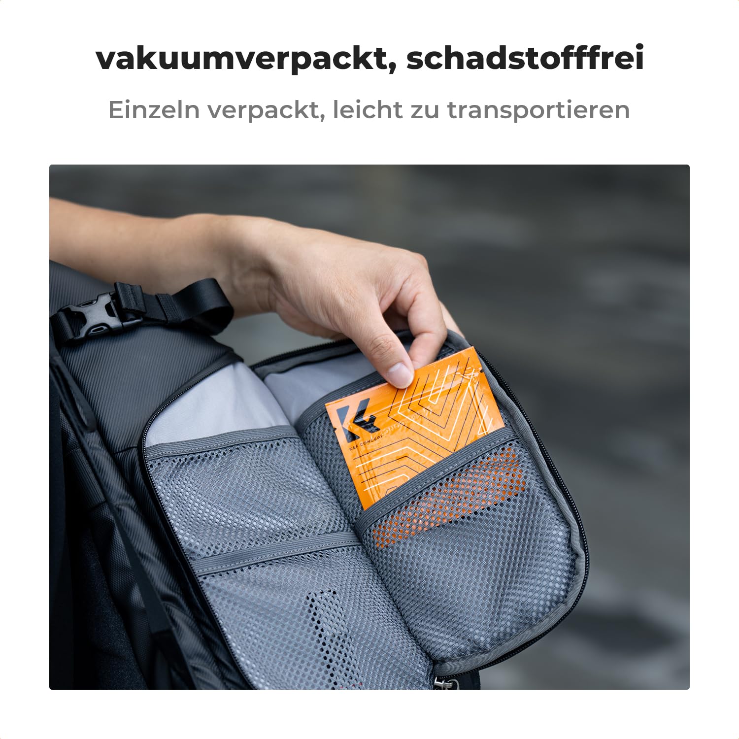 K&F Concept Gehäusedeckel + Objektivdeckel (hinten) für Sony E Mount Mirrorless Kameras, für Sony ZVE10 II A6700,A6600,A6500,A6400,A6300,A6100,A6000,A5100, A7C,A7CR,A7C II,A7,A7S,A7R