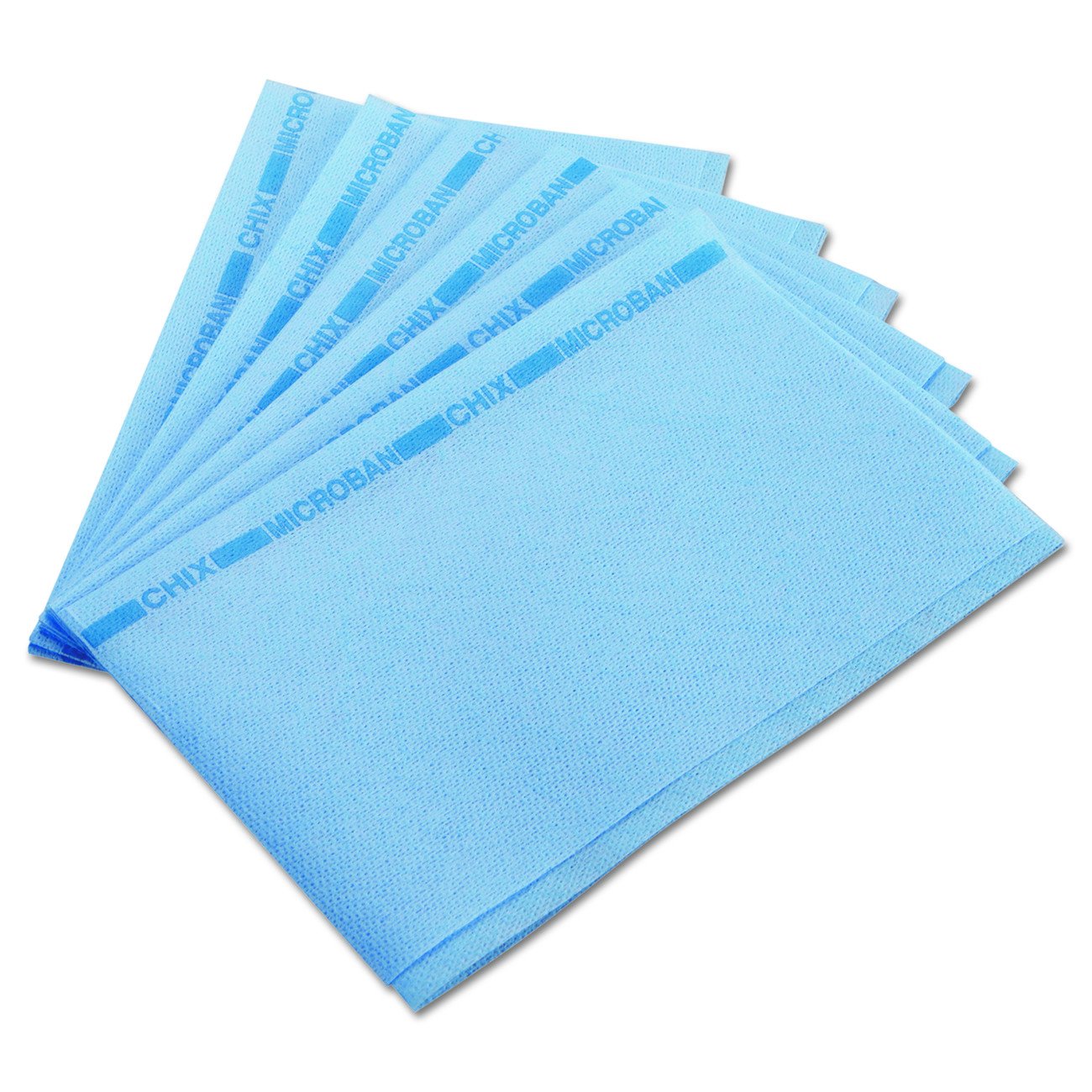 Chix 8253 Food Service Towels, 13 x 21, Blue, 150/Carton