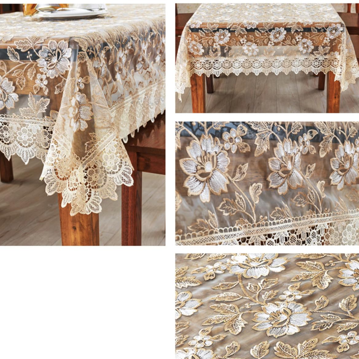 Amazon｜[VANDROUP] 田舎のテーブルクロス古典的な