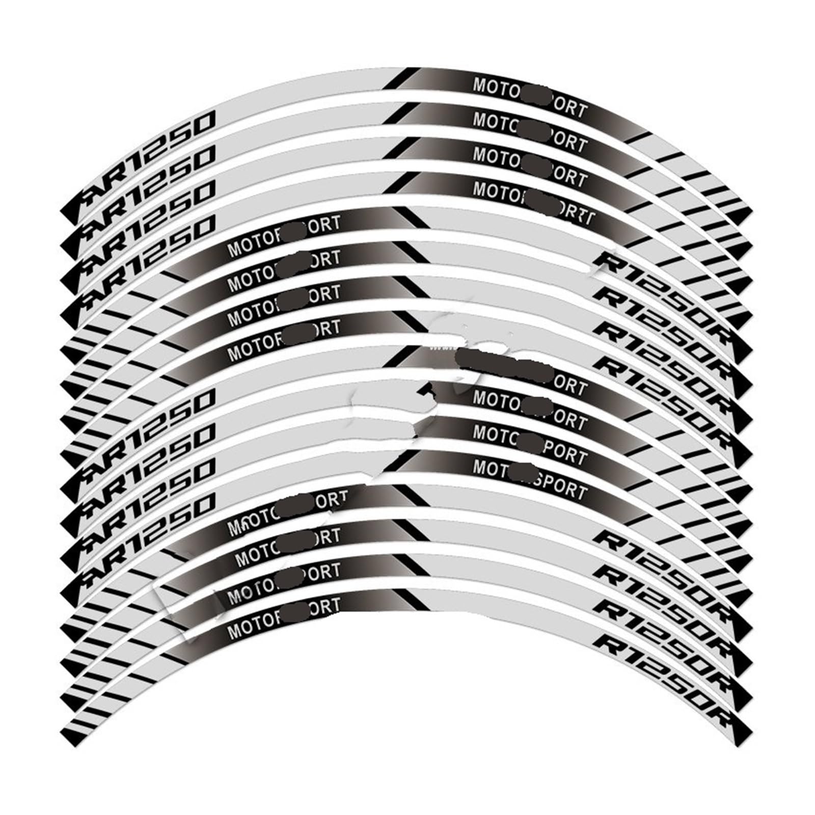 Reflective Sticker Motorcycle Wheel Rim Sticker Reflective Hub Stripe Tape Accessories Waterproof Decal for B&MW R1250R R1250RS R1250RT