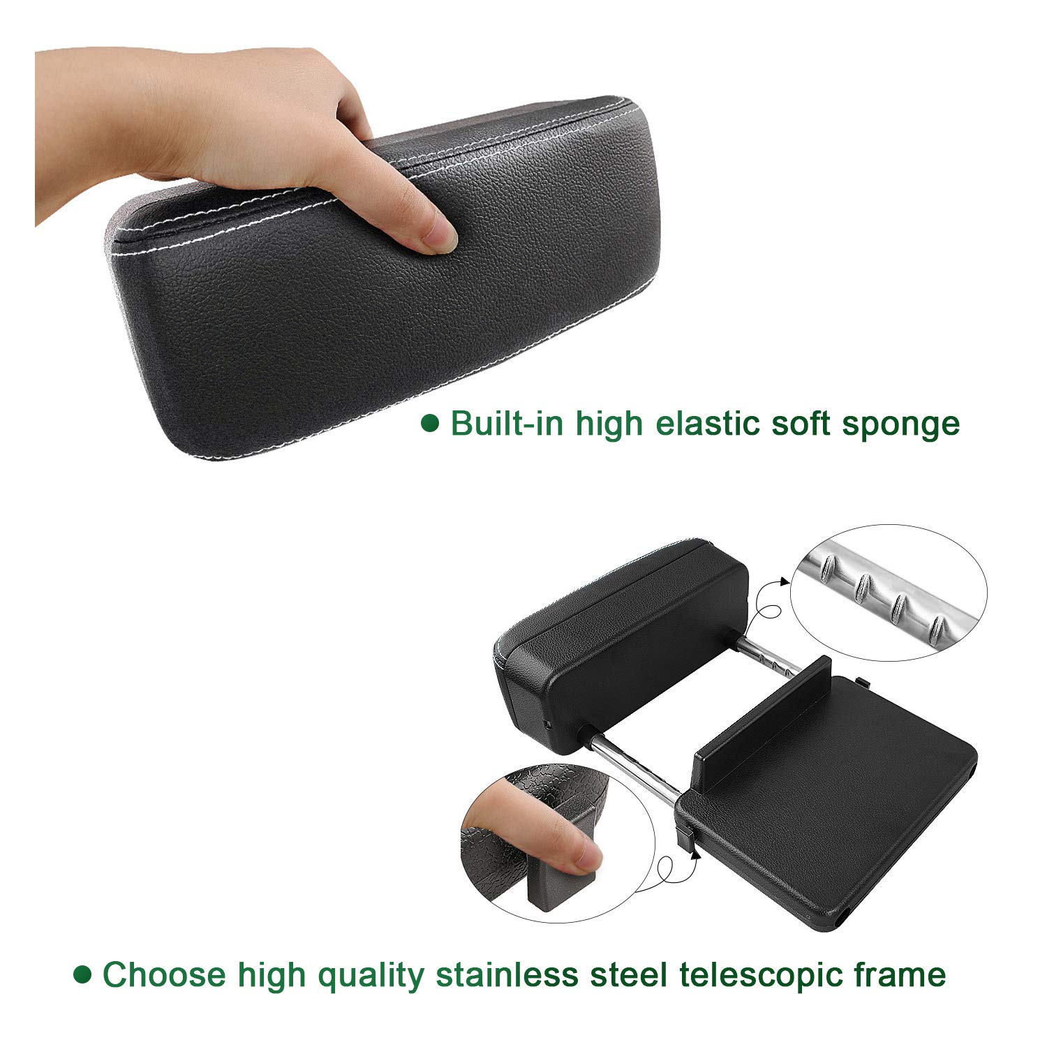 YEE PIN Ki a Sportage QL4 Stonic Soul Niro Ceed Reposabrazos Universal Reposabrazos para Coche Caja de Almacenamiento para reducción de Fatiga Consola Central Accesorios para Coche
