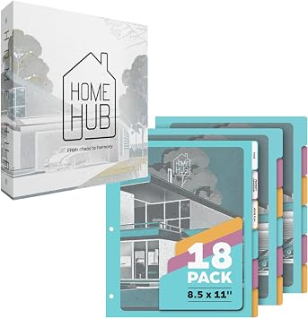 Home Organizer Binder & Extra Dividers